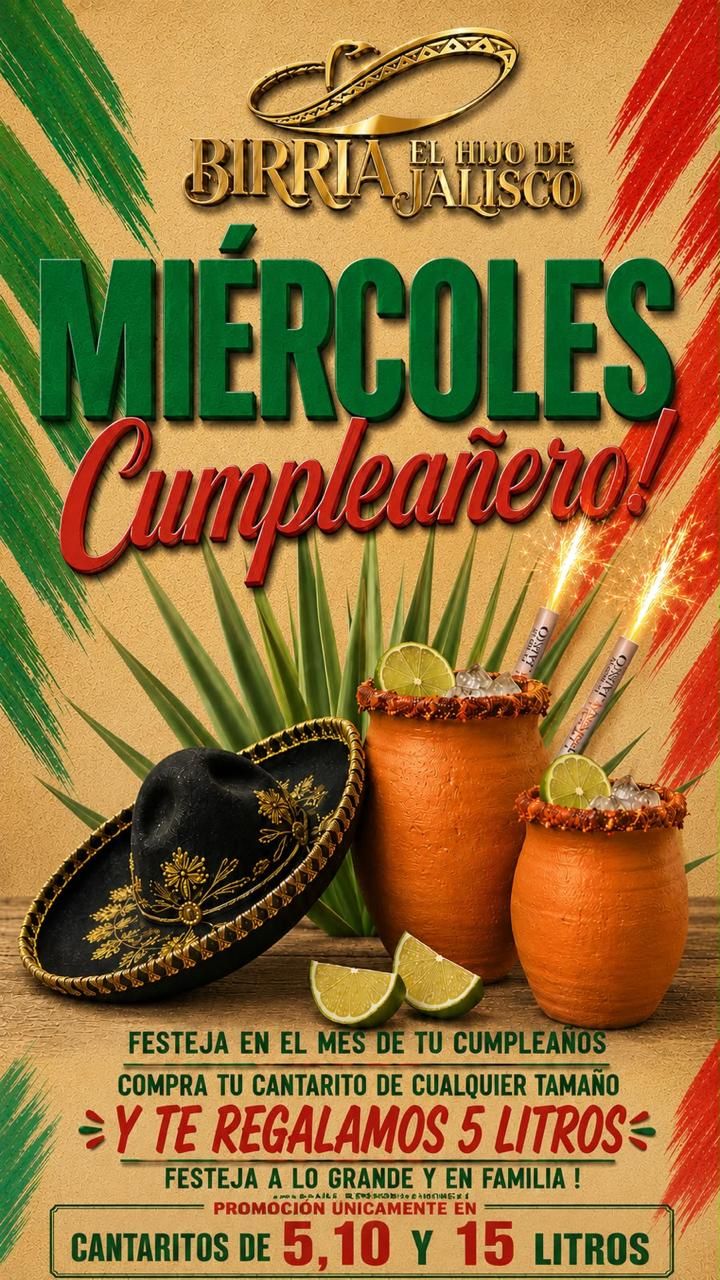 Miércoles cumpleañero: te regalamos 5 litros